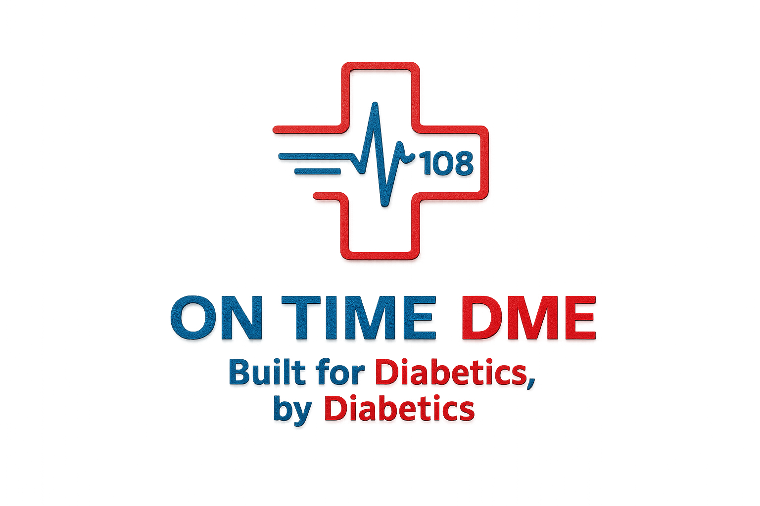 On Time DME Logo with tagline